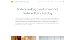 Desktop Screenshot of positivpsykologi.dk