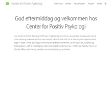 Tablet Screenshot of positivpsykologi.dk